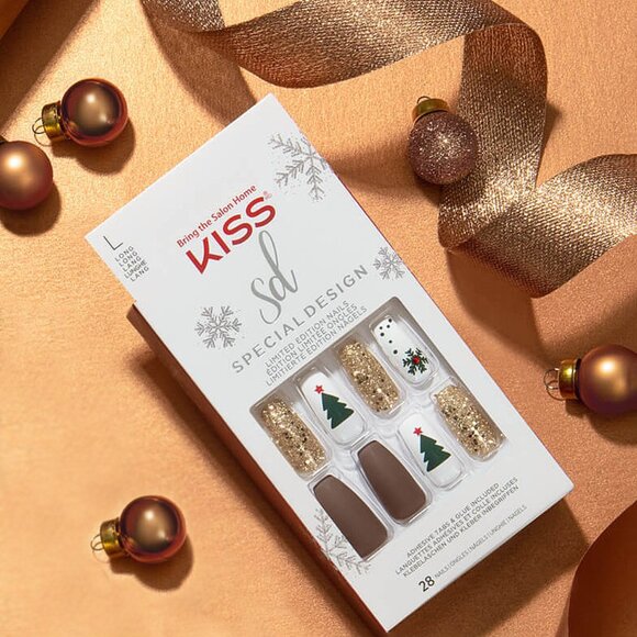 KISS Special Design Limited Edition Holiday Long Length Nails - Puffy Sweater - Picture 7 of 10